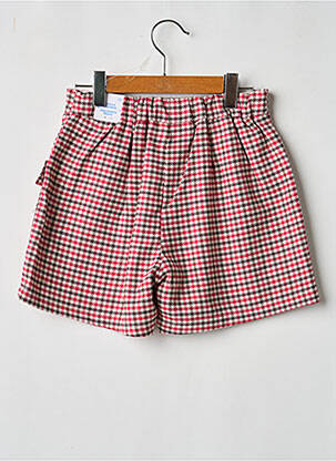 Short fermeture zippée sous rabat boutonné taille élastique rouge MAYORAL fille