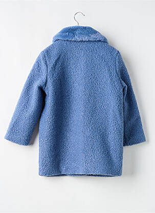 Manteau long coupe droite sans capuche bleu MAYORAL fille