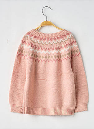 Pull resserrée sur le bas manches longues rose MAYORAL fille