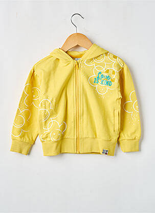 Veste casual poches jaune BOBOLI fille