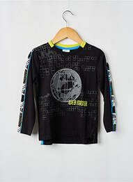 T-shirt manches longues manches longues noir BOBOLI garcon