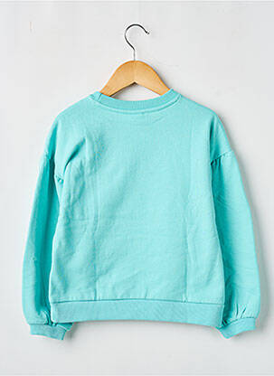 Sweat-shirt manches longues manches longues bleu NEWNESS fille