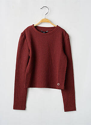 Top manches longues manches longues marron LEVV LABEL fille