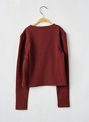 Top manches longues manches longues marron LEVV LABEL fille
