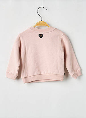 Sweat-shirt manches longues manches longues rose BOBOLI fille