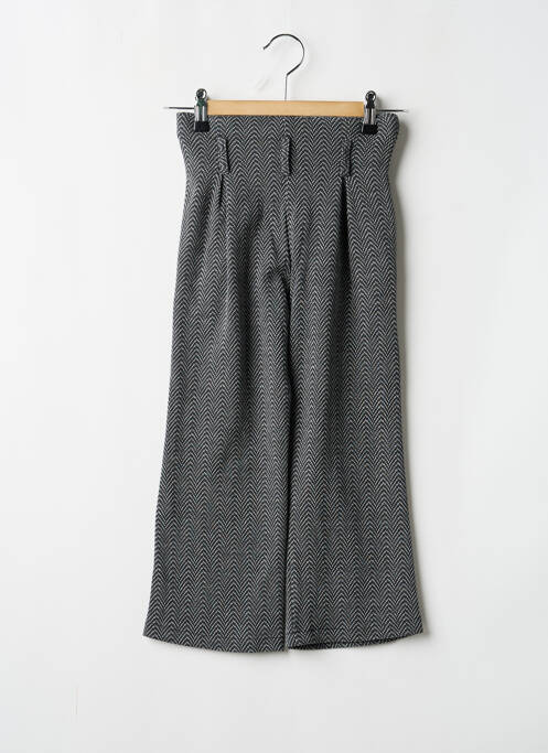 Pantalon droit poches taille élastique gris BOBOLI fille