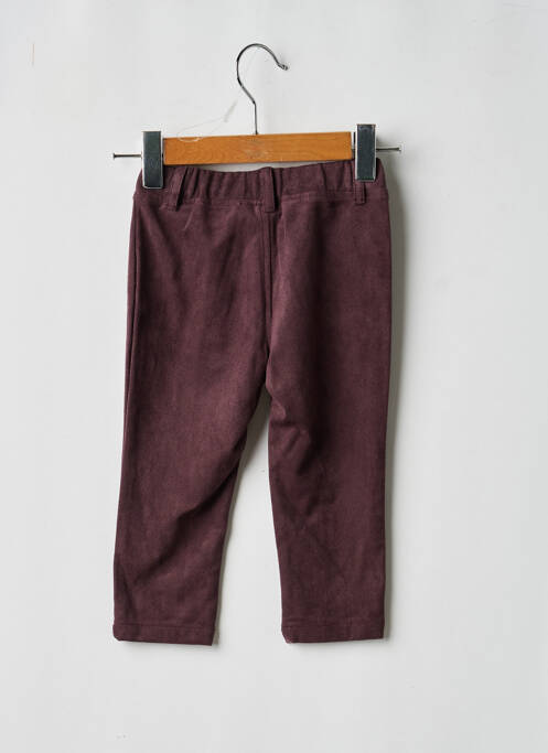 Pantalon slim taille élastique taille élastique marron BOBOLI fille
