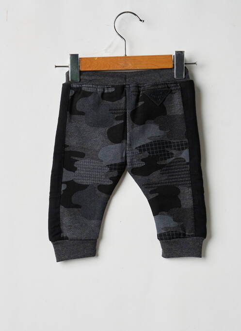 Pantalon droit fermeture liens à nouer taille élastique noir BOBOLI garcon