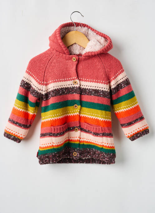 Veste casual fermeture boutonnée sur le devant rouge BOBOLI fille