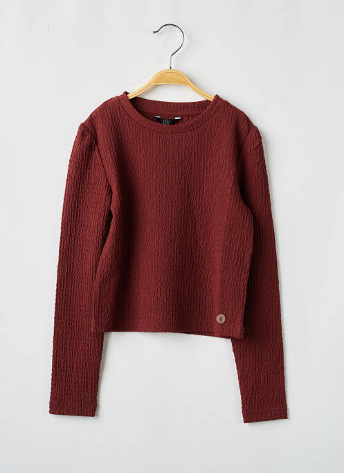 Top manches longues manches longues marron LEVV LABEL fille