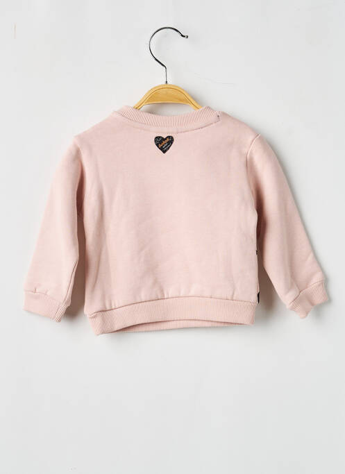 Sweat-shirt manches longues manches longues rose BOBOLI fille