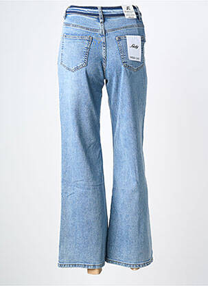 Jeans coupe large stretch taille normale bleu JEWELLY femme