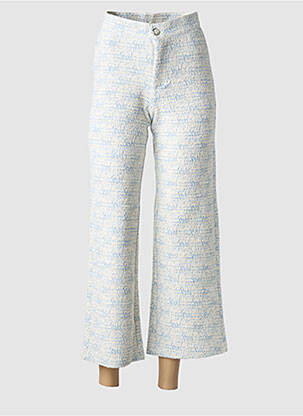 Pantalon 7/8 stretch taille normale blanc GARCIA femme