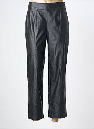 Pantalon droit taille normale taille normale noir ICHI femme