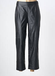 Pantalon droit taille normale taille normale noir ICHI femme