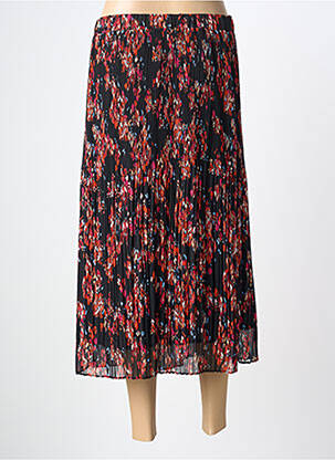 Jupe longue imprimé fantaisie noir GARCIA femme