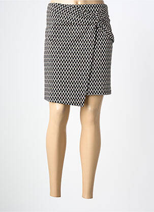 Jupe courte coupe droite noir GARCIA femme