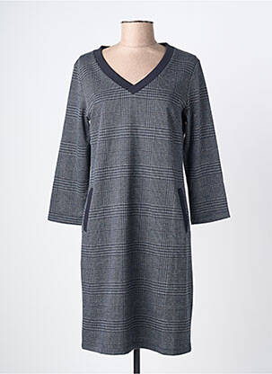 Robe mi-longue manches longues manches longues noir ÉTYMOLOGIE femme