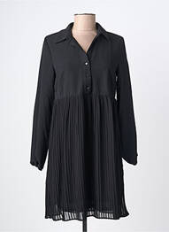 Robe mi-longue manches longues manches longues noir C'EST BEAU LA VIE femme