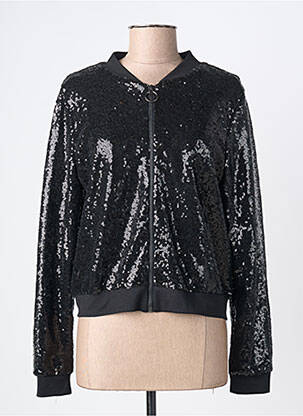 Veste casual col rond noir TIFFOSI femme