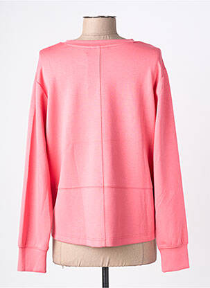 Pull coupe droite manches longues rose BROADWAY femme