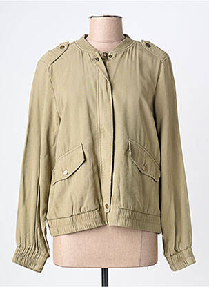 Veste casual col rond vert GARCIA femme