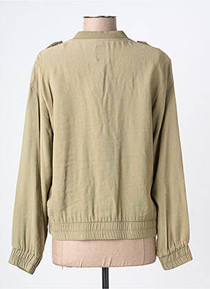 Veste casual col rond vert GARCIA femme