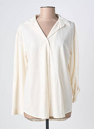 Chemisier coupe cintrée manches longues blanc BROADWAY femme