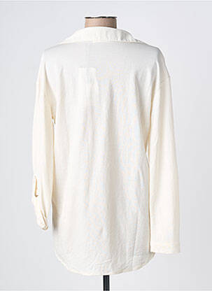 Chemisier coupe cintrée manches longues blanc BROADWAY femme