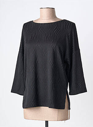 Top stretch manches longues noir BROADWAY femme