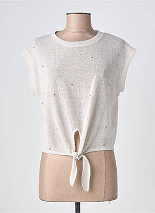 Top manches courtes manches courtes beige TIFFOSI femme