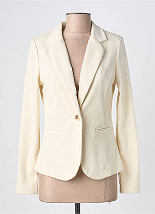 Blazer coupe cintrée beige ICHI femme