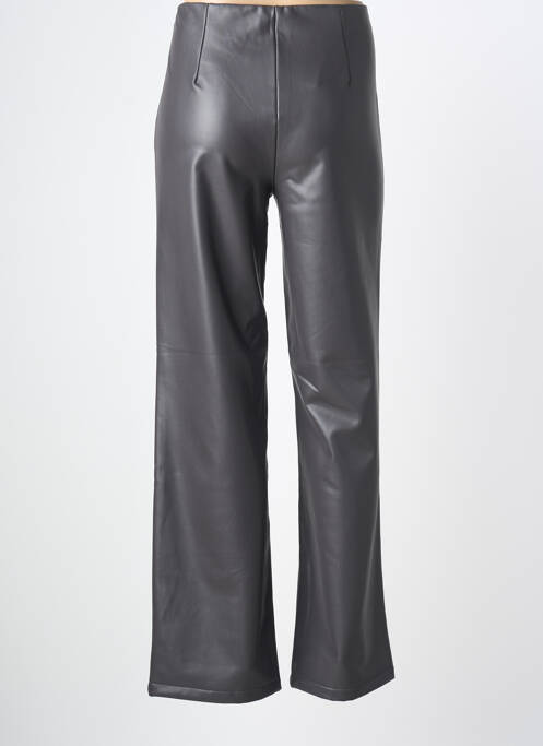 Pantalon droit taille élastique taille normale gris BROADWAY femme