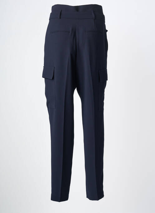 Pantalon droit taille normale taille normale bleu MORGAN femme