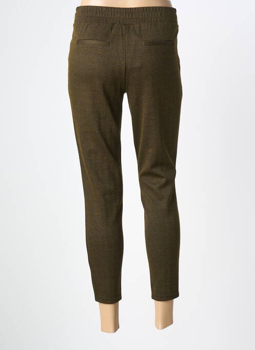 Pantalon 7/8 stretch taille normale vert ICHI femme