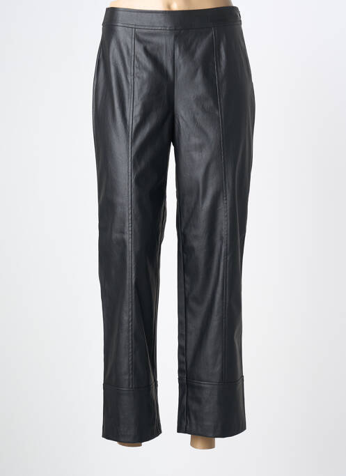 Pantalon droit taille normale taille normale noir ICHI femme