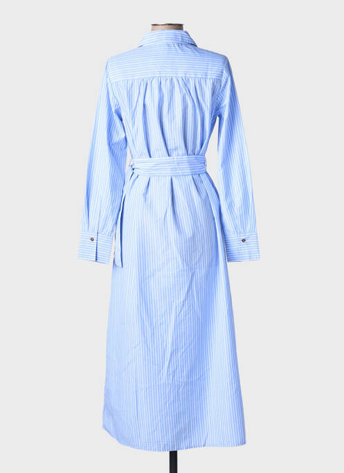 Robe longue manches longues manches longues bleu TIFFOSI femme