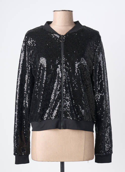 Veste casual col rond noir TIFFOSI femme