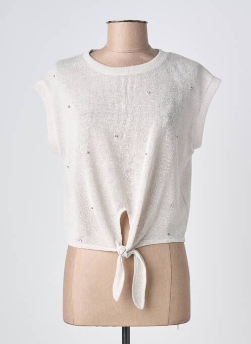 Top manches courtes manches courtes beige TIFFOSI femme