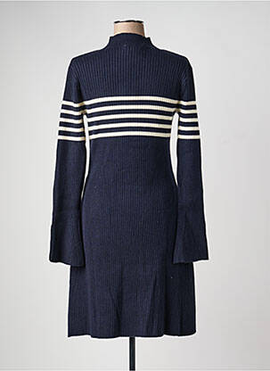 Robe pull manches longues manches longues bleu MORGAN femme