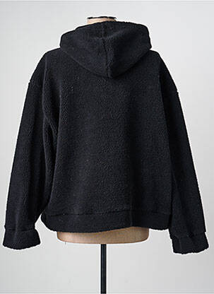 Sweat-shirt à capuche manches longues manches longues noir NO PUBLIK femme