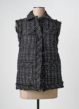 Doudoune sans capuche sans capuche noir CIMINY femme