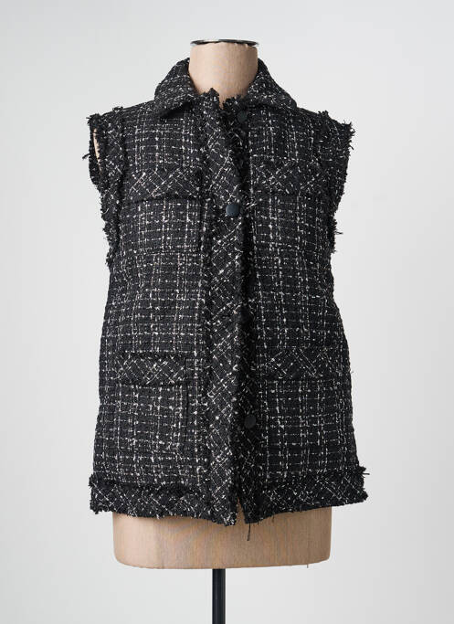 Doudoune sans capuche sans capuche noir CIMINY femme