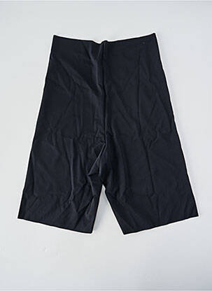 Cycliste effet matière satinée taille haute noir ICHI femme