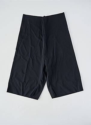 Cycliste effet matière satinée taille haute noir ICHI femme