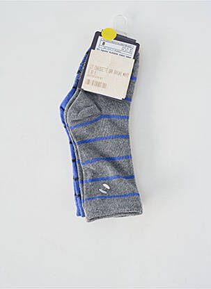 Chaussettes tissage chiné gris NUKUTAVAKE garçon