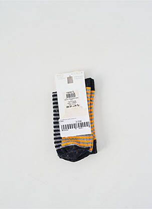 Chaussettes tissage chiné orange NAME IT garçon