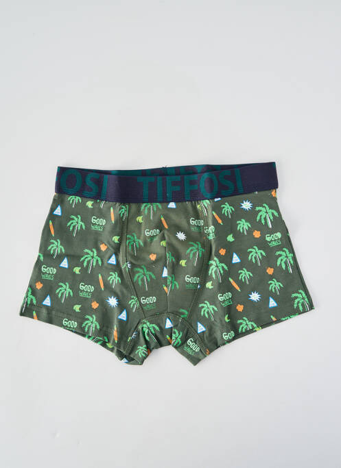 Boxer stretch vert TIFFOSI garcon