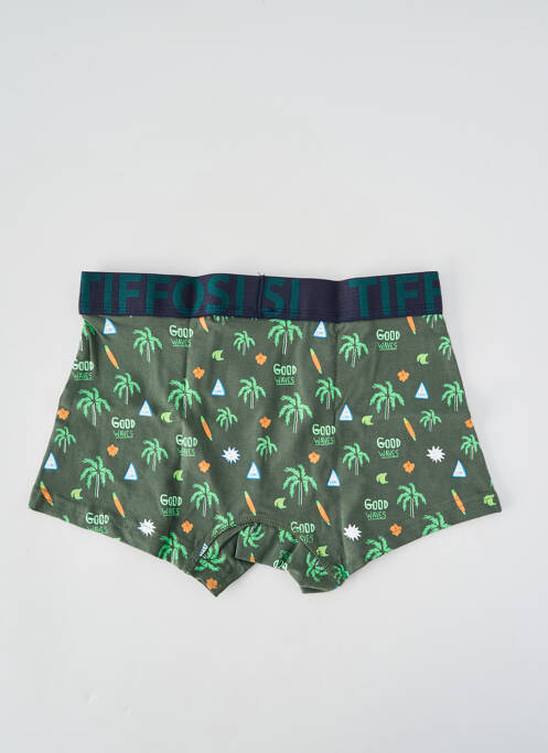 Boxer stretch vert TIFFOSI garcon