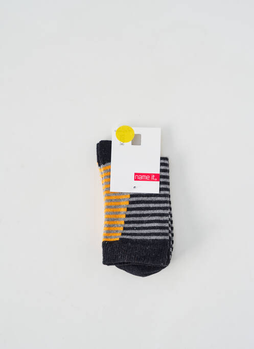 Chaussettes tissage chiné orange NAME IT garcon
